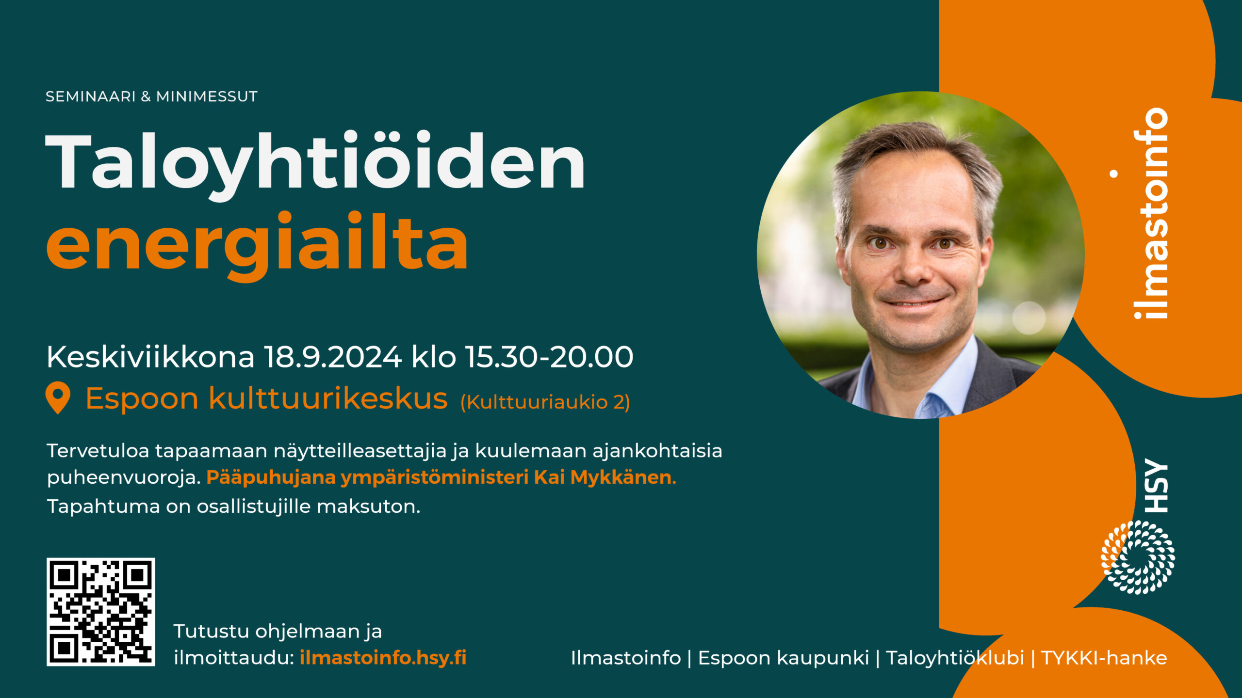 Taloyhtiöiden energiailta ja minimessut 18.9. Espoossa – ILMOITTAUDU MUKAAN!